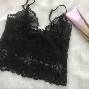 SOLD! NWOT Victoria’s Secret Black Lace Camisole